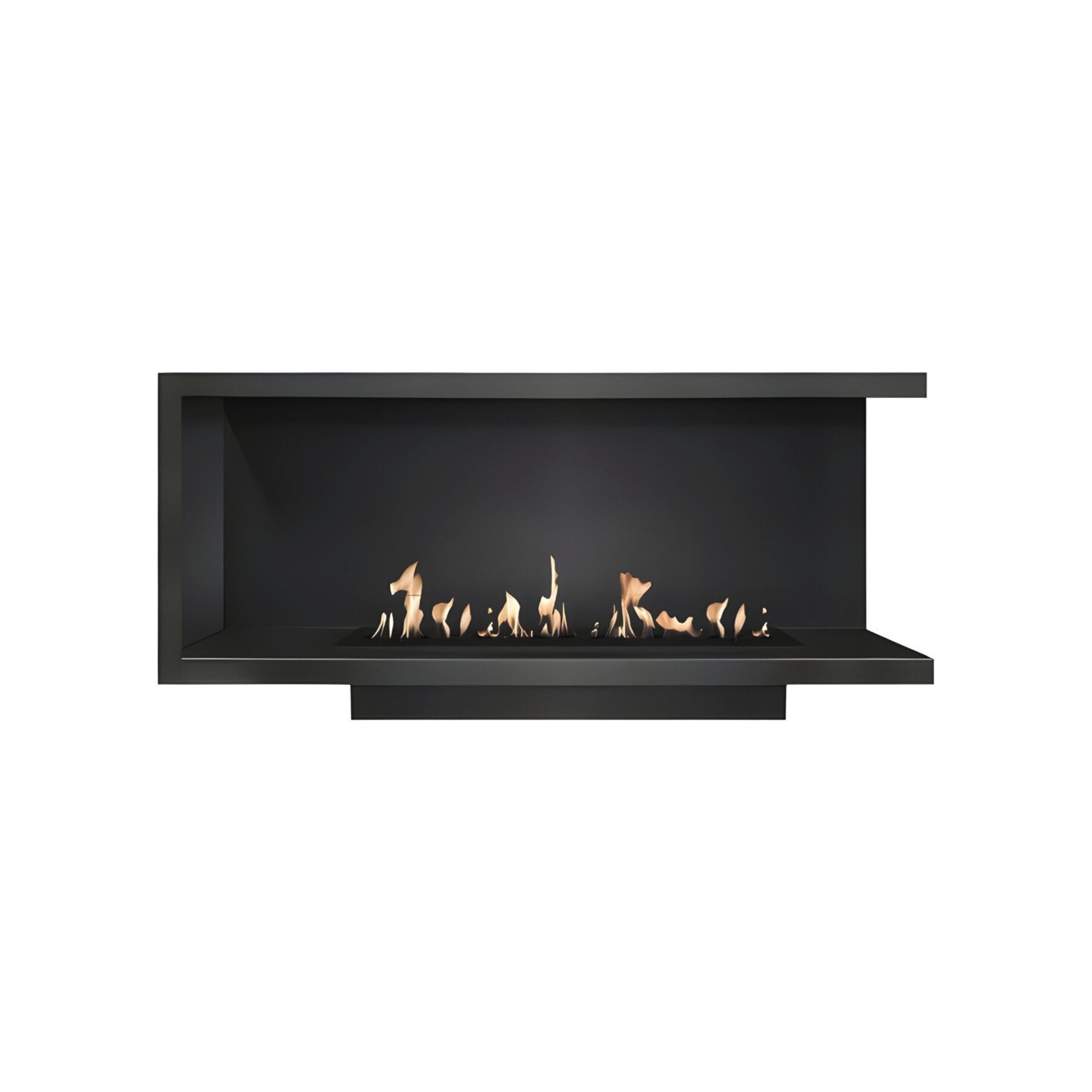 Base Rechts Inbouwhoekhaard 110 cm