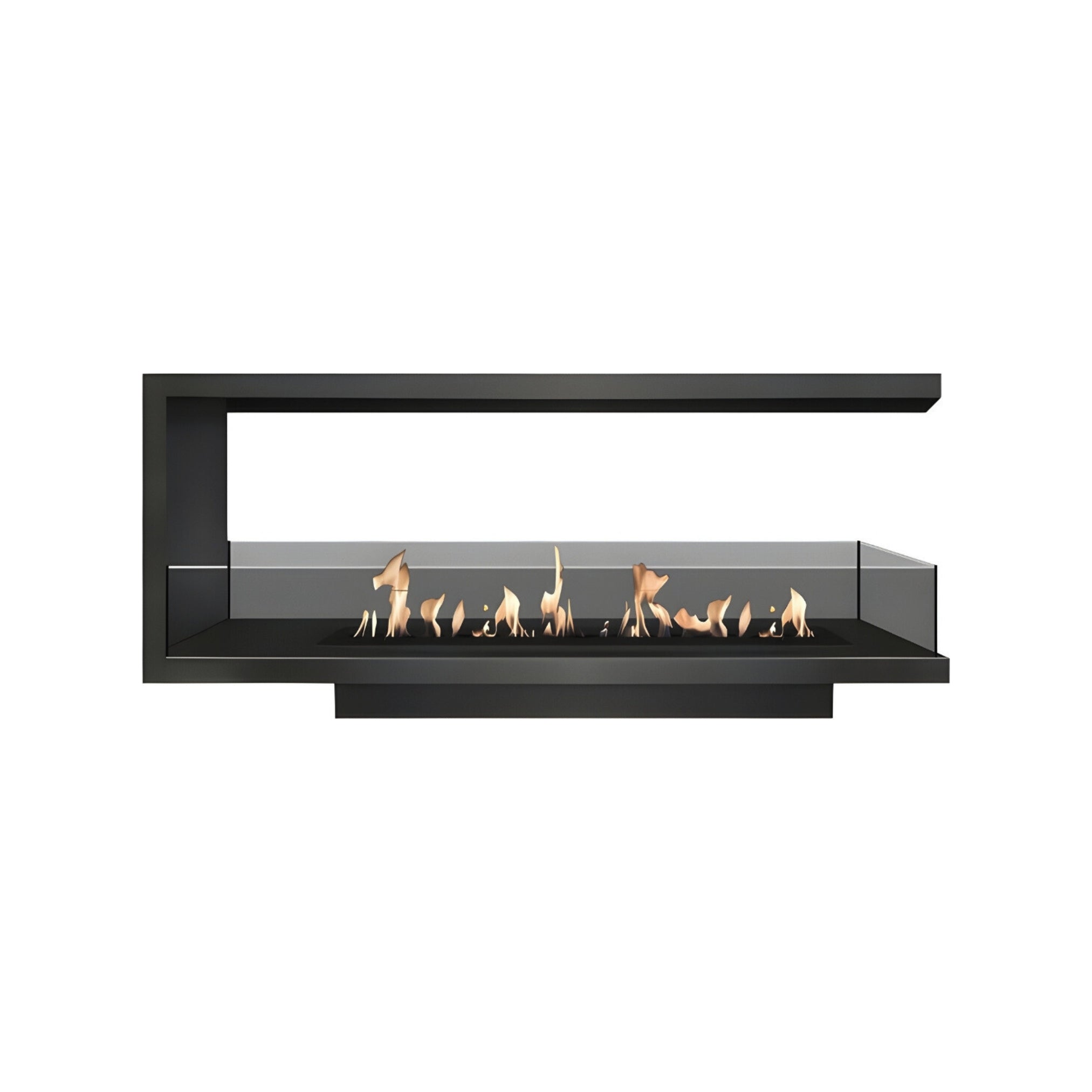Saint U Vorm Driezijdig Inbouwhaard 130 cm
