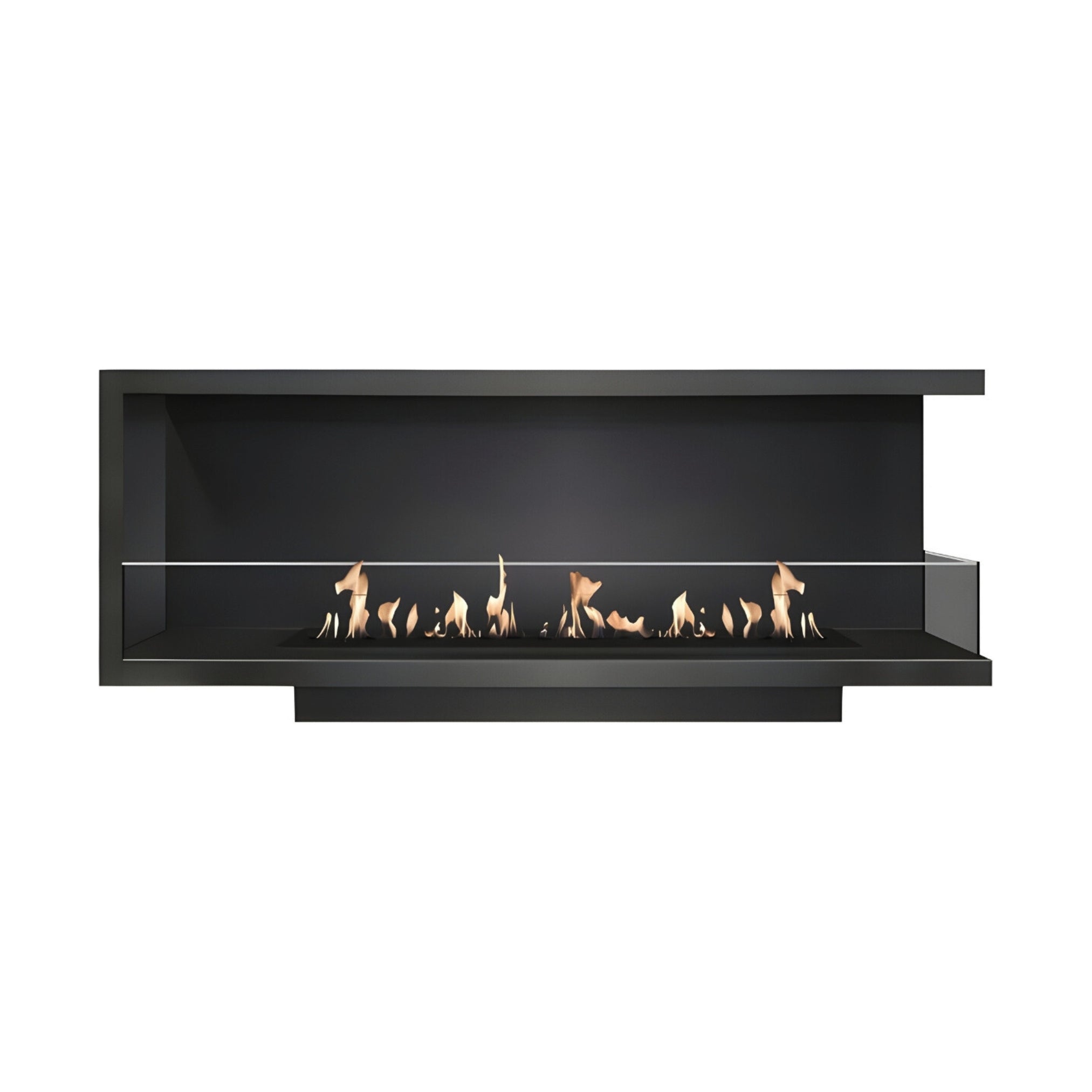 Base Rechts Inbouwhoekhaard 170 cm