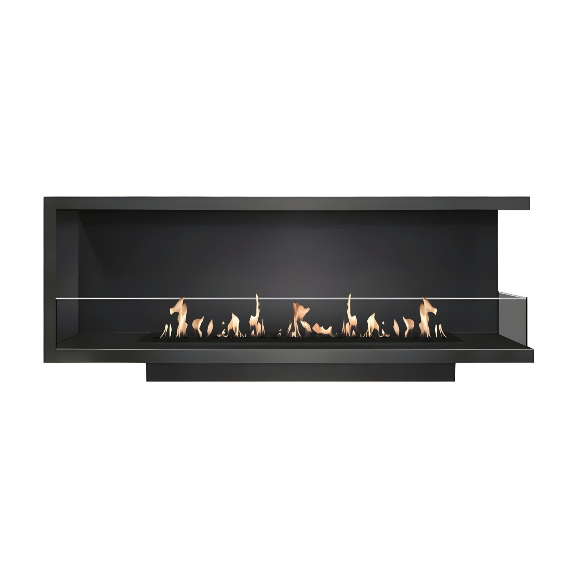 Base Rechts Inbouwhoekhaard 190 cm