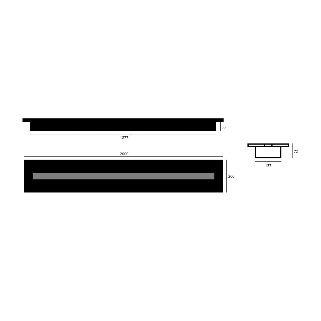 BIO ETHANOL LINE BRANDER 200 CM