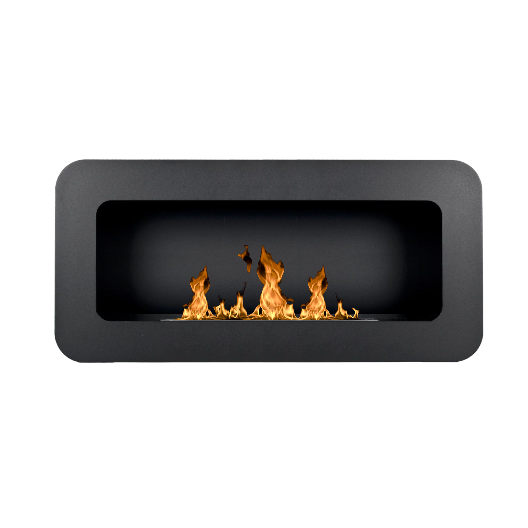 CASSI Zwarte Bio Ethanol Wandhaard 100 CM