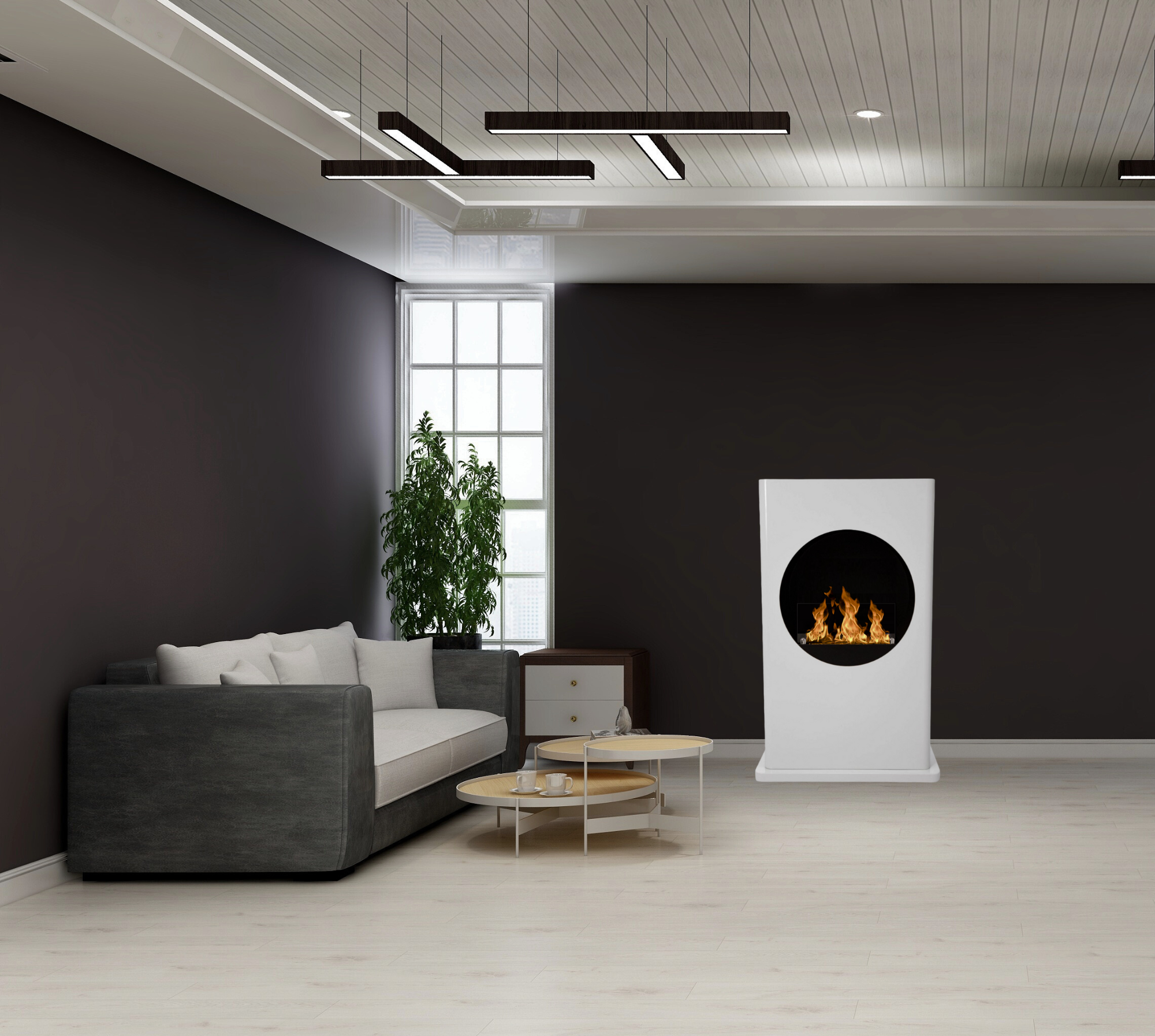 Dio Bio Ethanol Vrijstaand Haard H100 CM