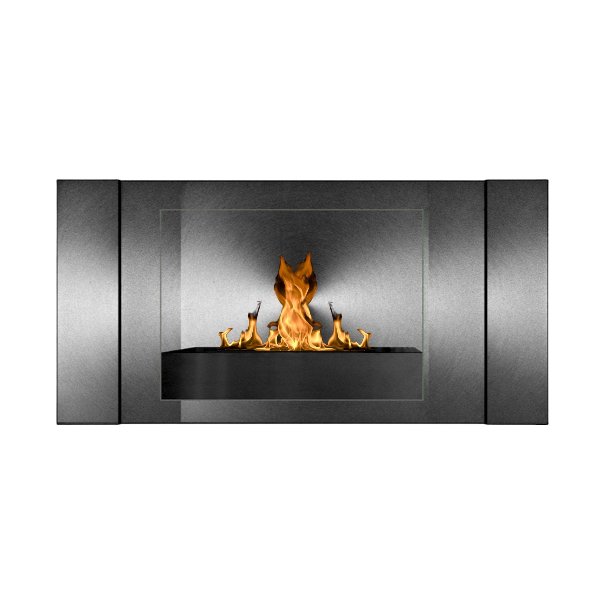 Elbrus RVS Bio Ethanol Wandhaard 120 CM