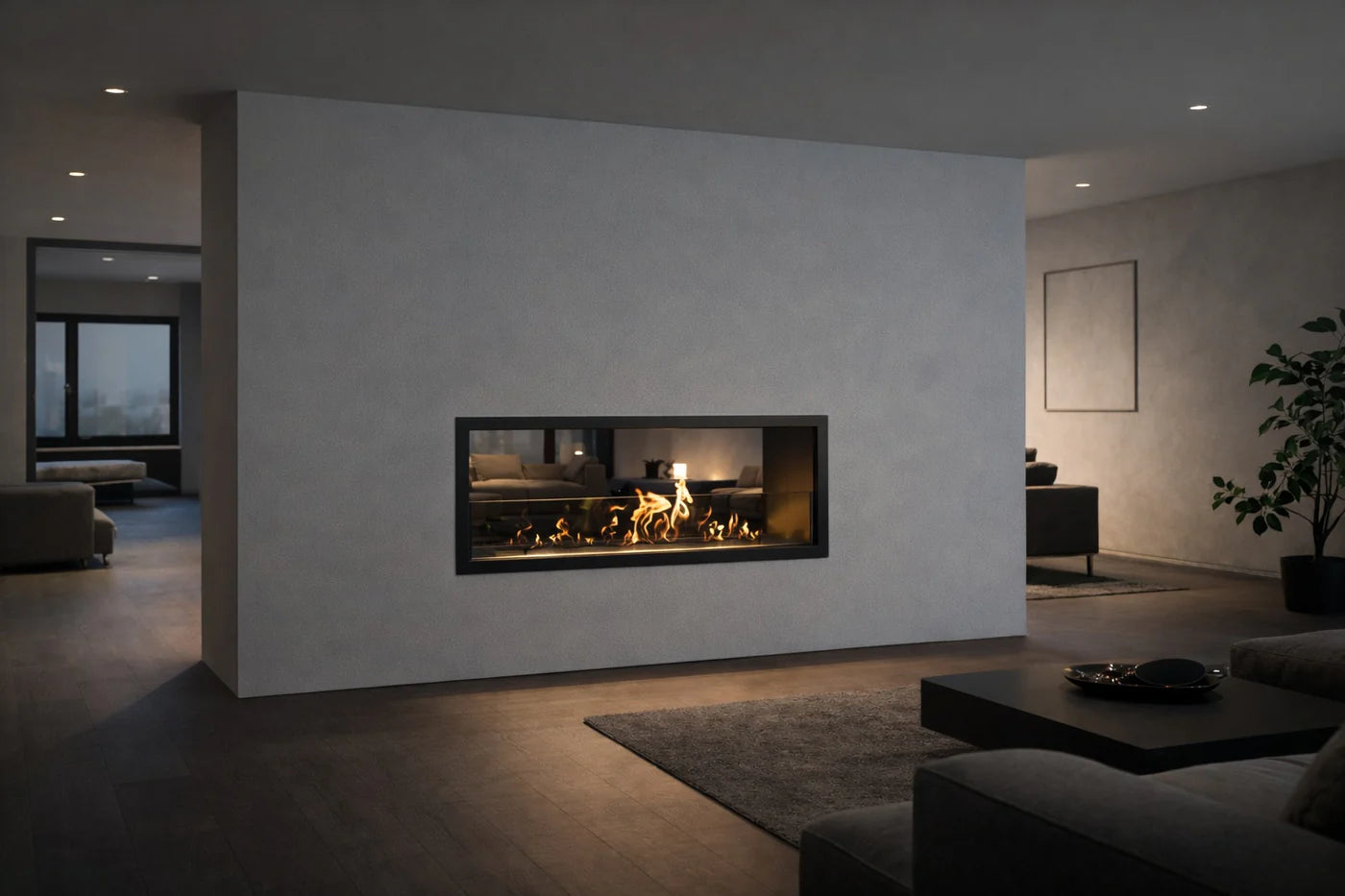 Fame Bio Ethanol Doorkijkhaard 100 cm