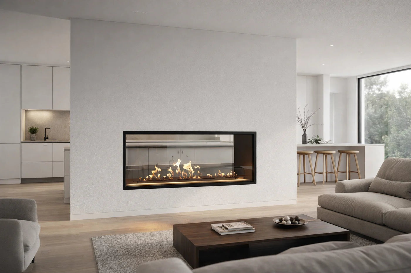 Fame Bio Ethanol Doorkijkhaard 120 cm