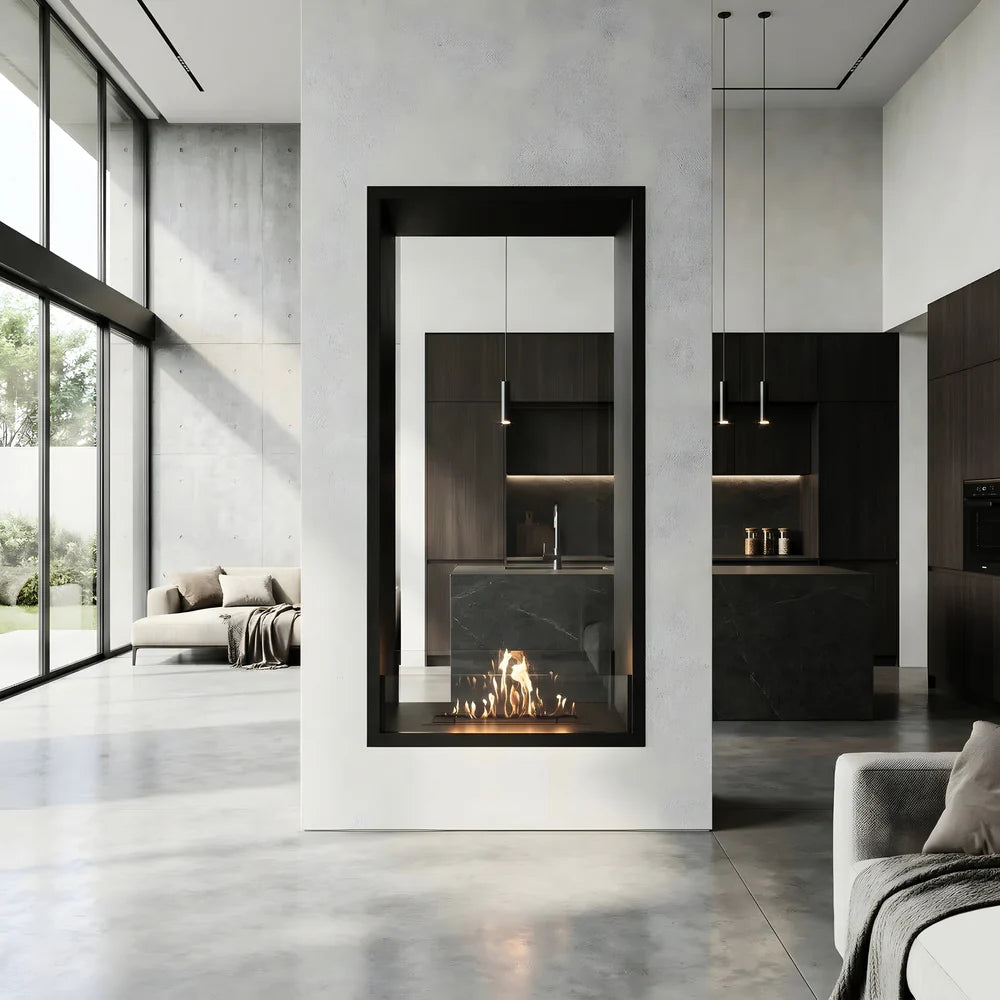 Fame Vertical Bio Ethanol Doorkijkhaard 80 x 160 cm
