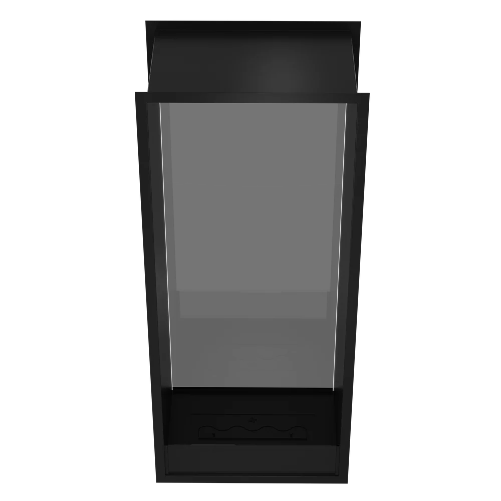 Fame Vertical Doorkijkhaard Enkel Volle Glas 60 x 200 cm