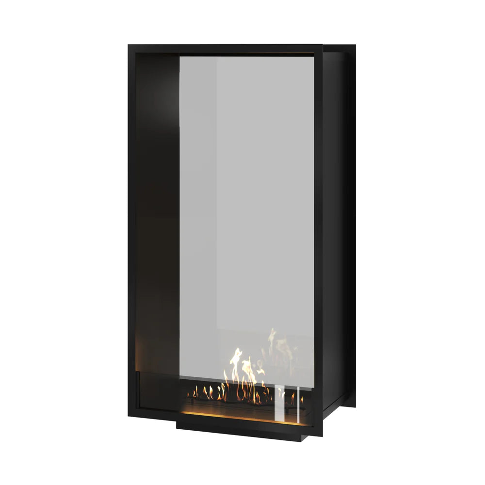 Fame Vertical Doorkijkhaard Enkel Volle Glas 70 x 160 cm