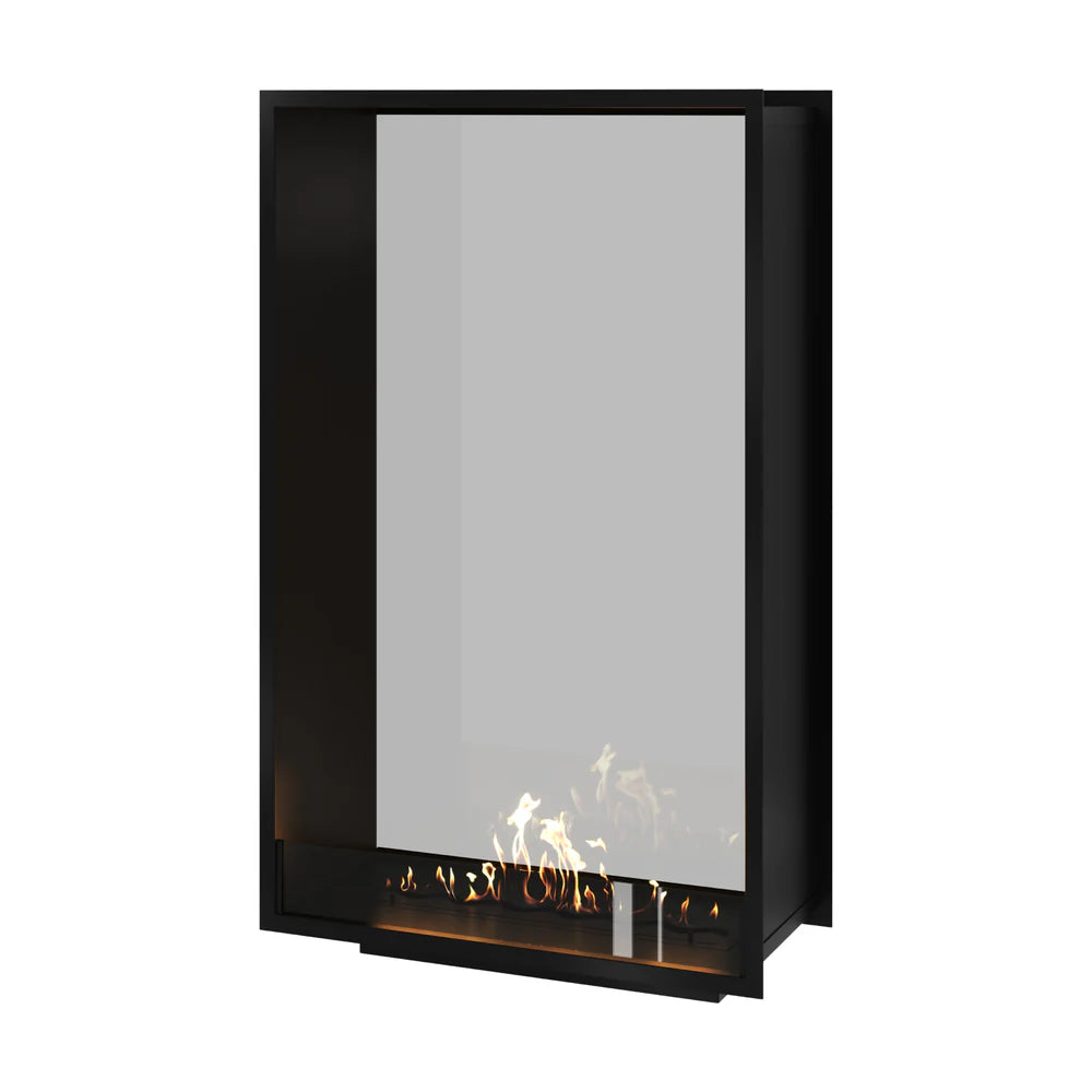 Fame Vertical Doorkijkhaard Enkel Volle Glas 90 x 160 cm