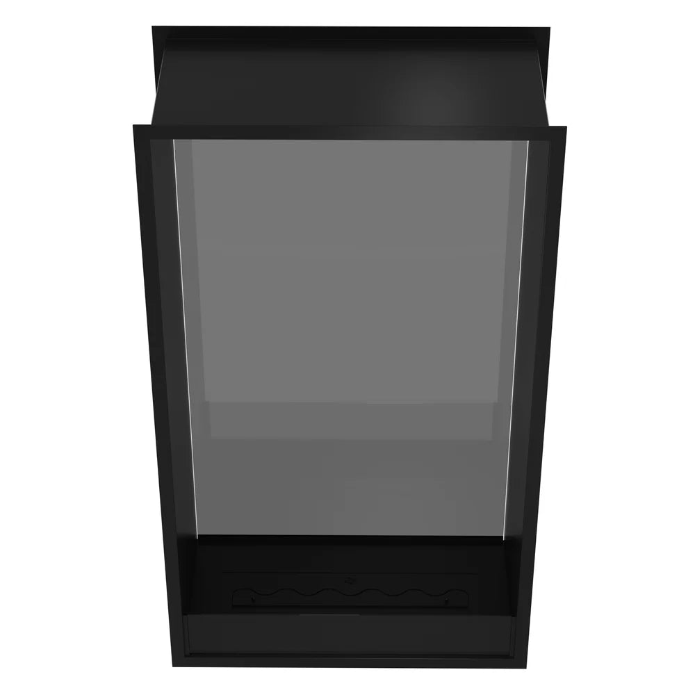 Fame Vertical Doorkijkhaard Enkel Volle Glas 80 x 180 cm