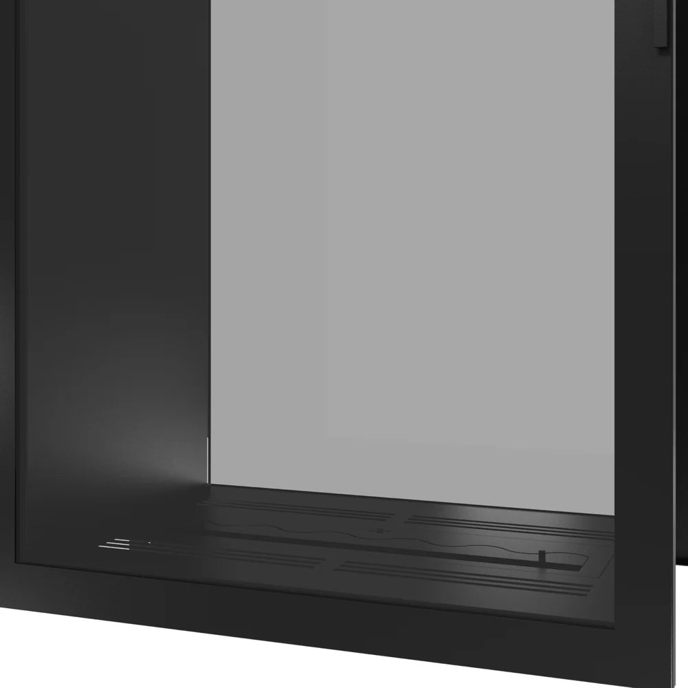 Fame Vertical Doorkijkhaard Met Volle Glas 80 x 140 cm