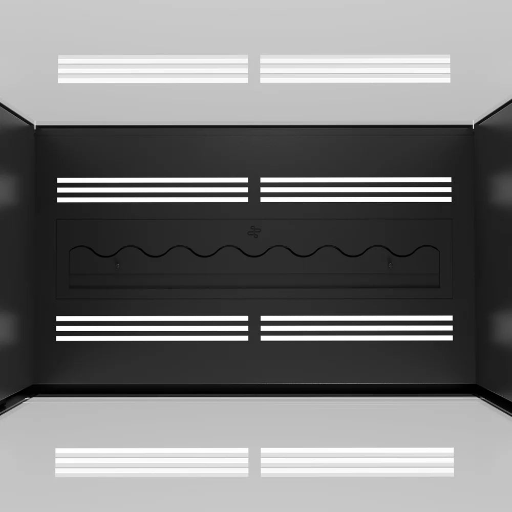 Fame Vertical Doorkijkhaard Met Volle Glas 100 x 140 cm