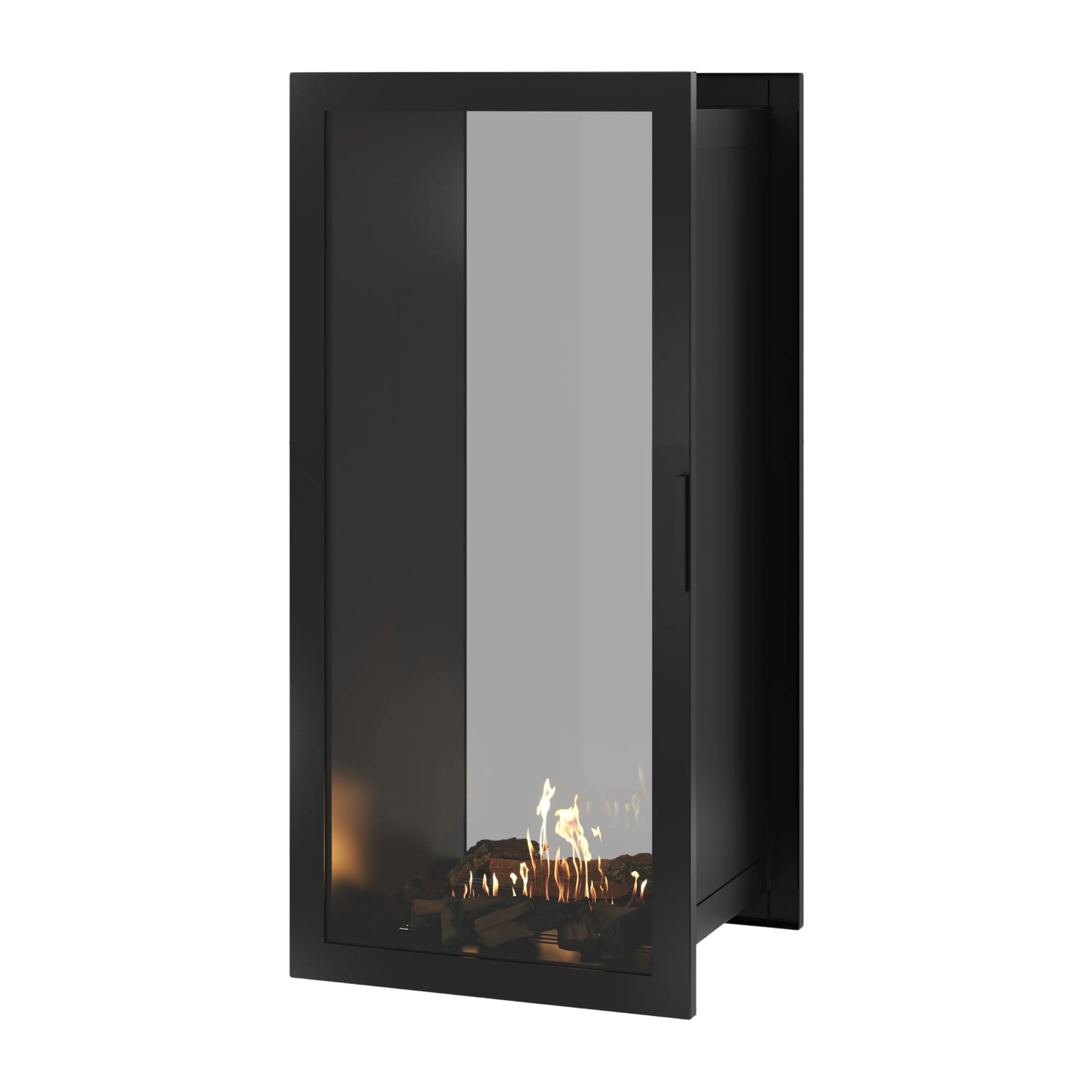 Fame Vertical Doorkijkhaard Met Volle Glas 60 x 180 cm