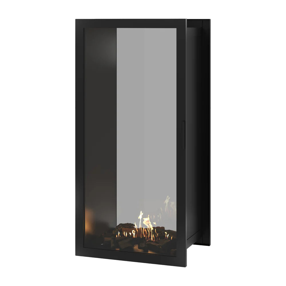 Fame Vertical Doorkijkhaard Met Volle Glas 70 x 180 cm