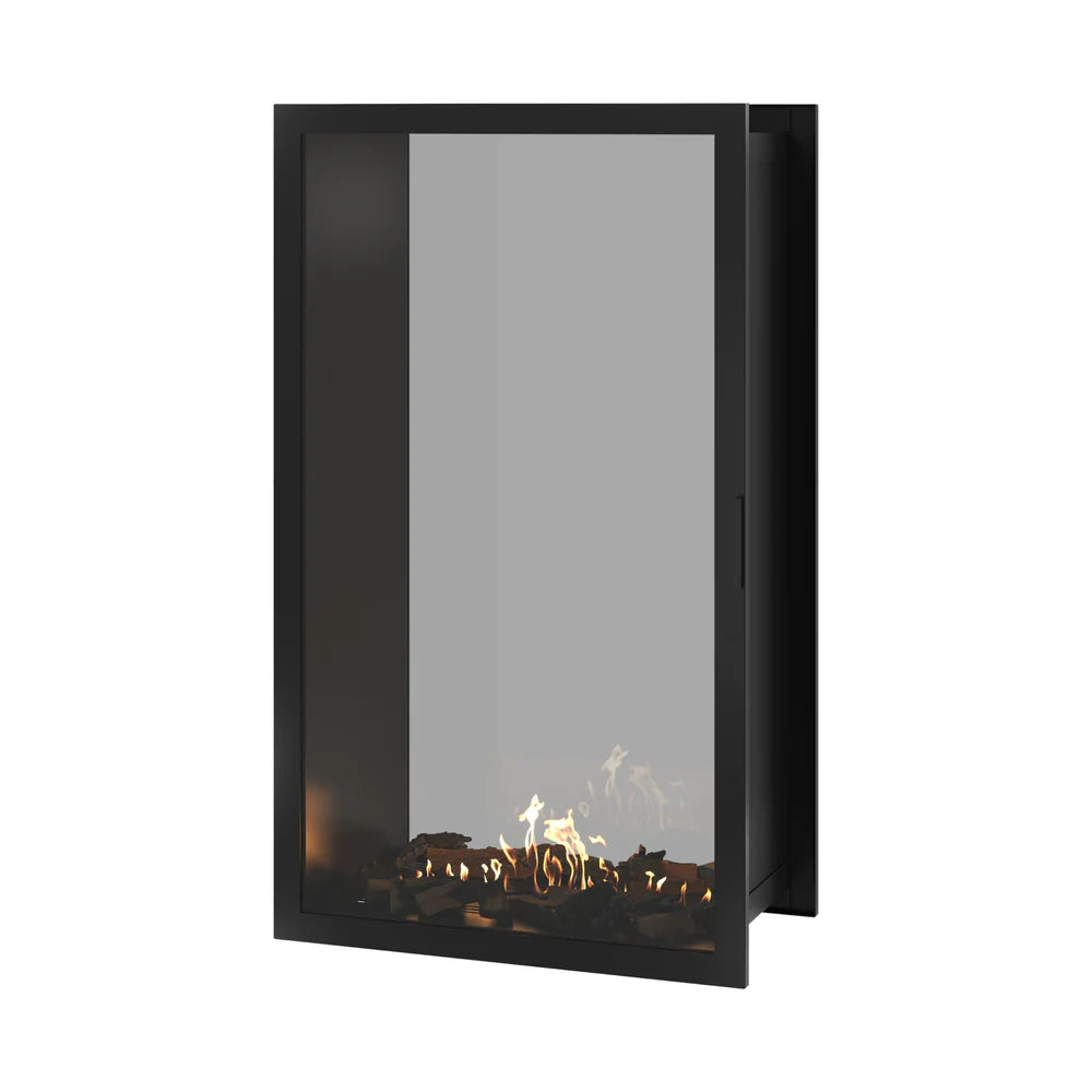 Fame Vertical Doorkijkhaard Met Volle Glas 90 x 140 cm