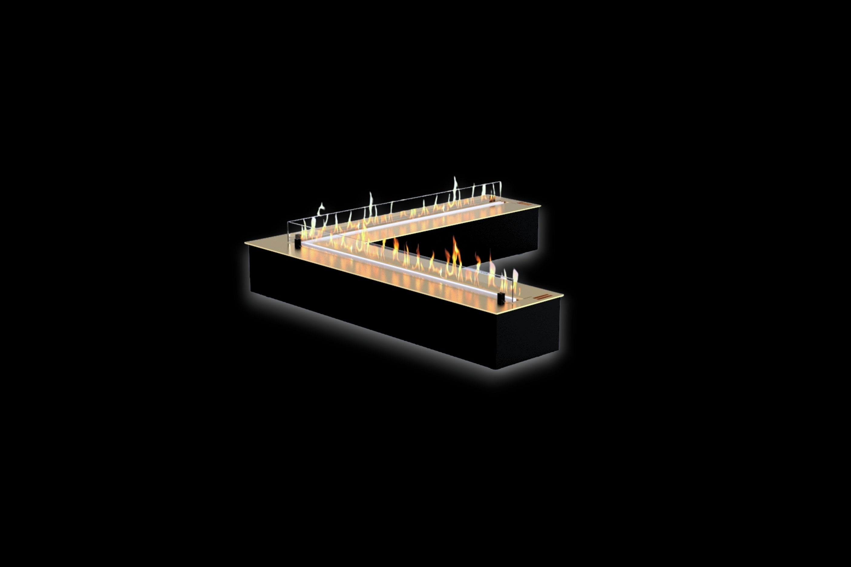 Smart Fire A5 Hoek Automatische Brander 600 x 600 mm