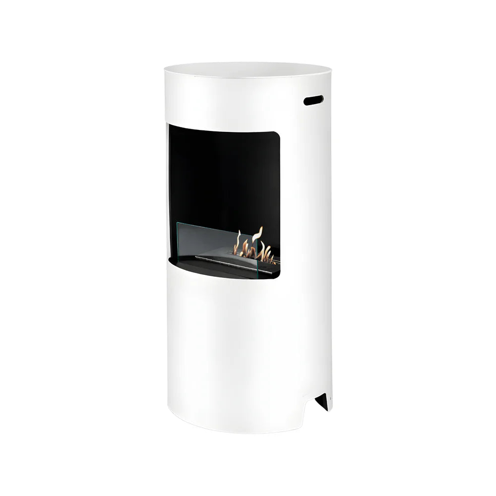 Vale Wit Bio Ethanol Vrijstaand Kachel H80 CM