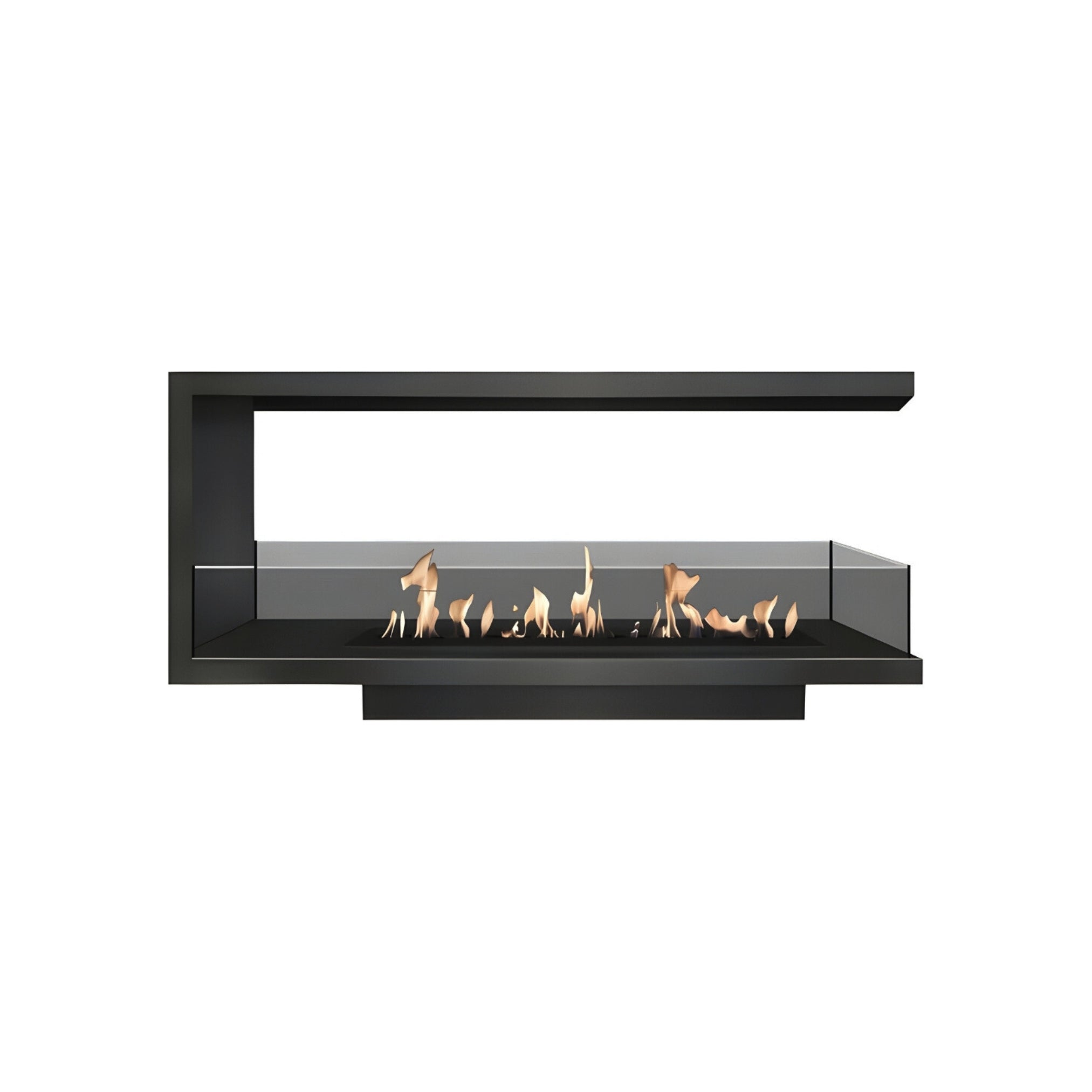 Saint U Vorm Driezijdig Inbouwhaard 80 cm