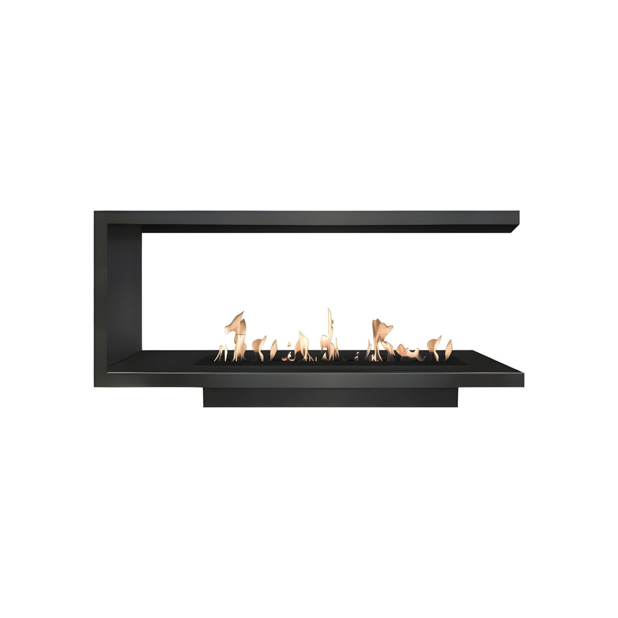 Saint U Vorm Driezijdig Inbouwhaard 90 cm