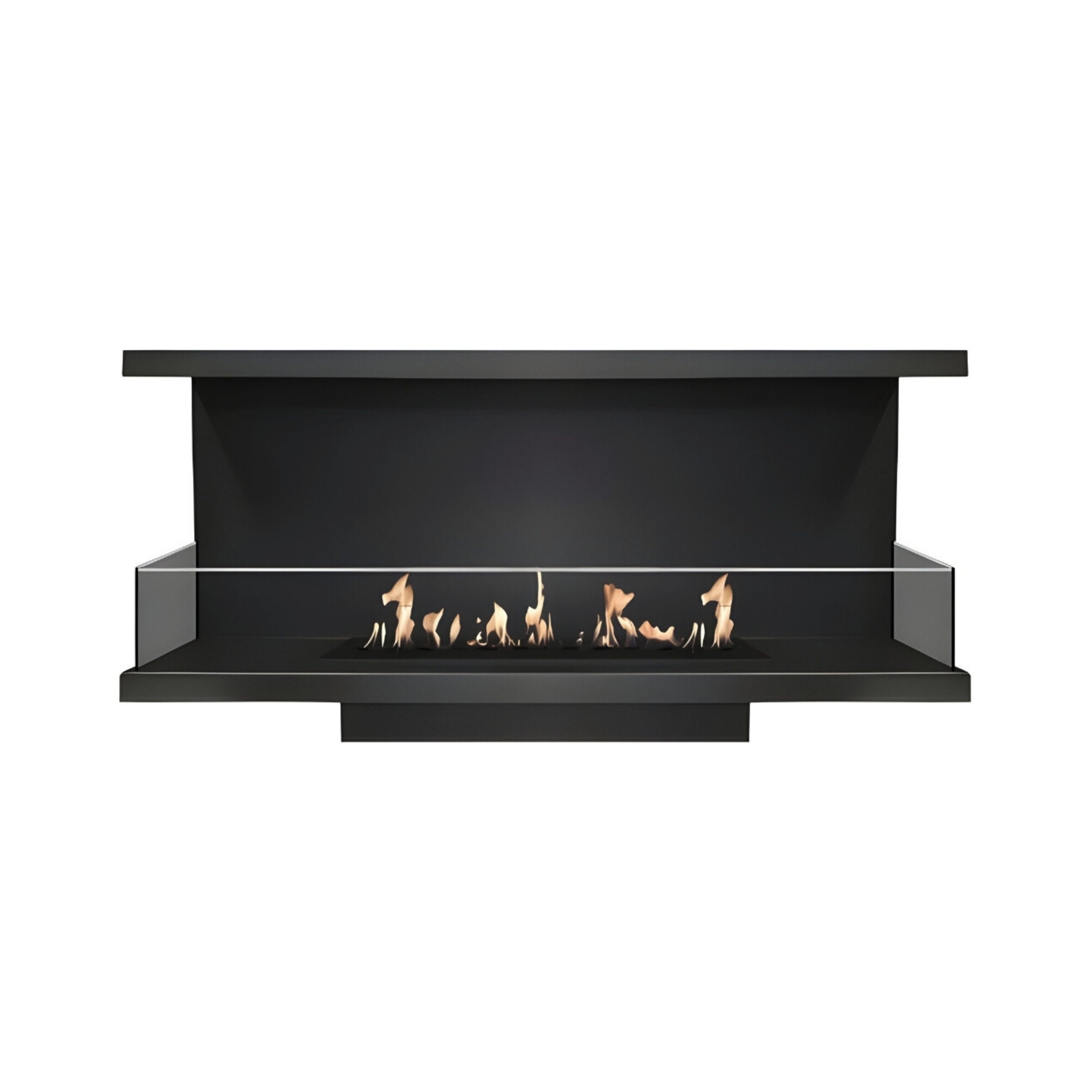 Made Driezijdig Inbouwhaard 90 cm