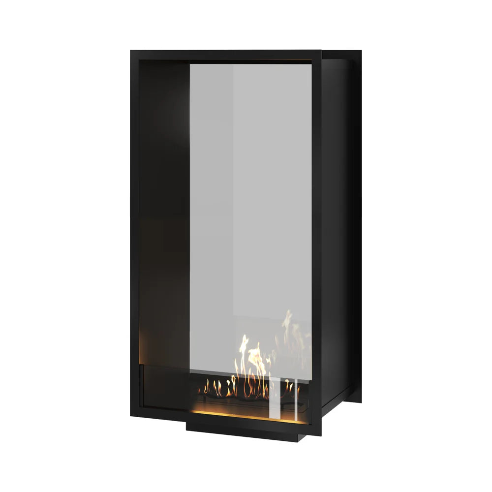 Fame Vertical Doorkijkhaard Enkel Volle Glas 60 x 140 cm