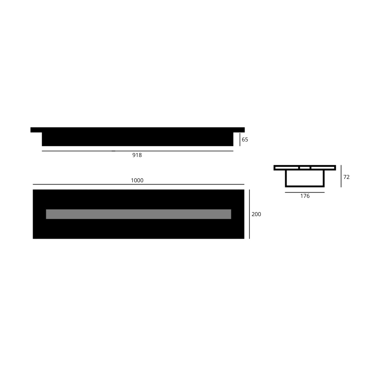 BIO ETHANOL LINE BRANDER 100 CM