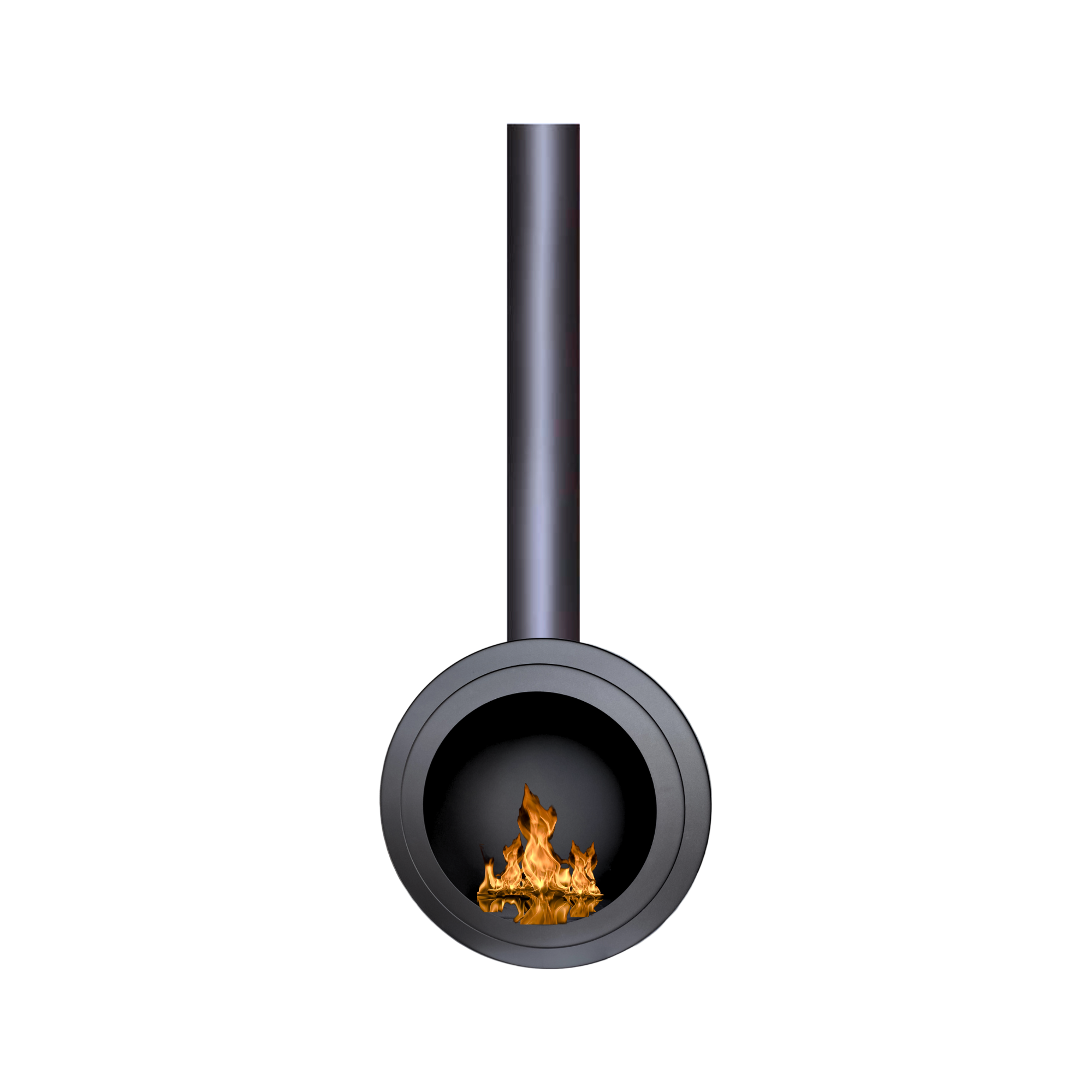 Erto Tube Z Bio Ethanol Plafondhaard D80 CM