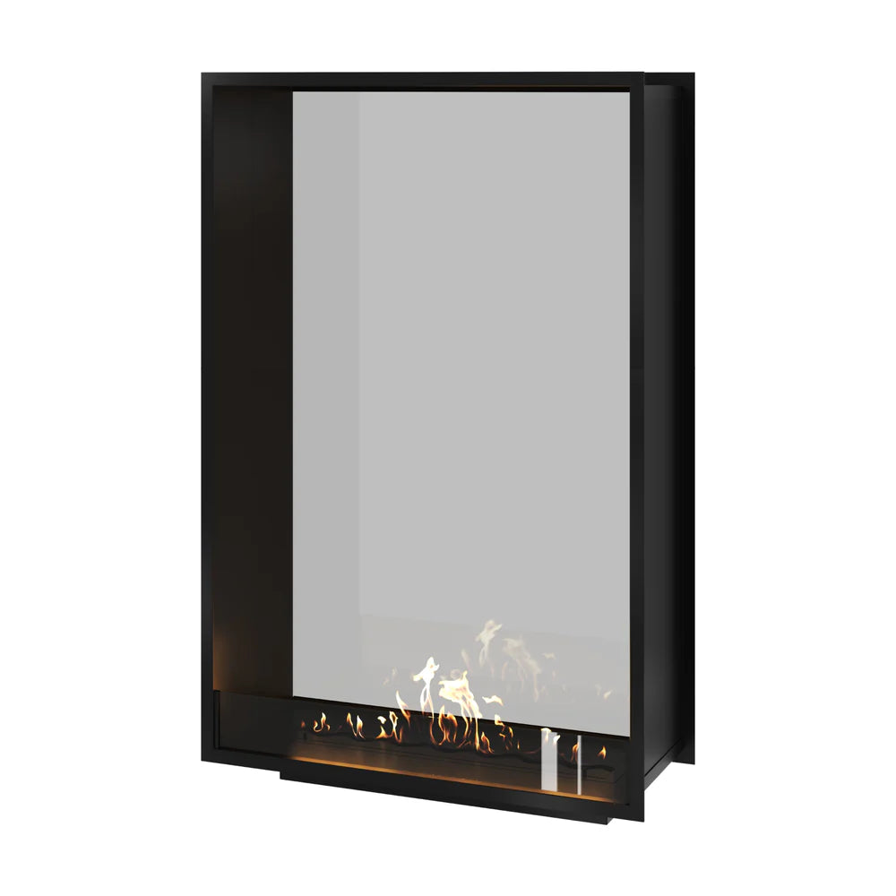 Fame Vertical Doorkijkhaard Enkel Volle Glas 100 x 160 cm