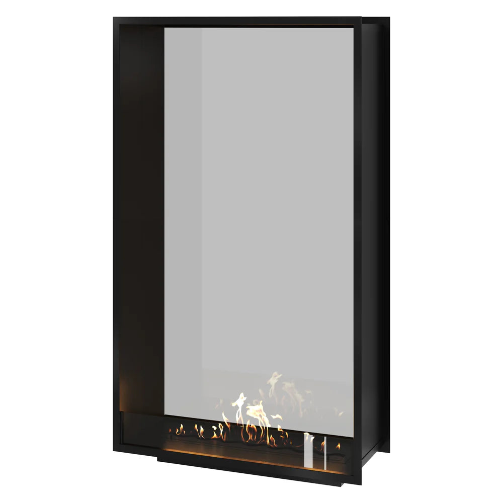 Fame Vertical Doorkijkhaard Enkel Volle Glas 100 x 200 cm