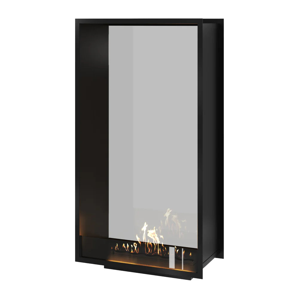 Fame Vertical Doorkijkhaard Enkel Volle Glas 80 x 180 cm