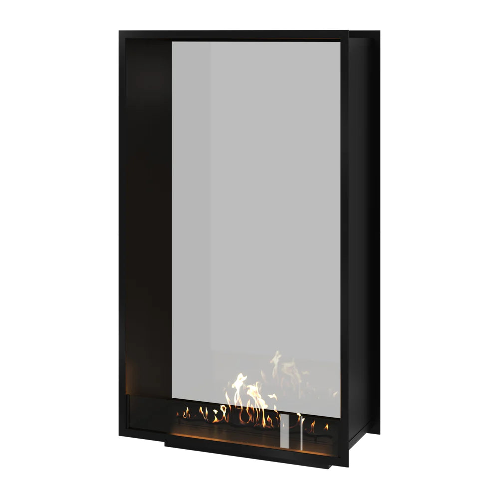 Fame Vertical Doorkijkhaard Enkel Volle Glas 90 x 180 cm