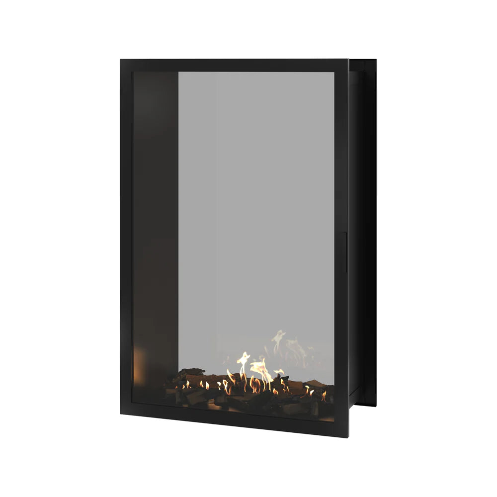 Fame Vertical Doorkijkhaard Met Volle Glas 100 x 120 cm