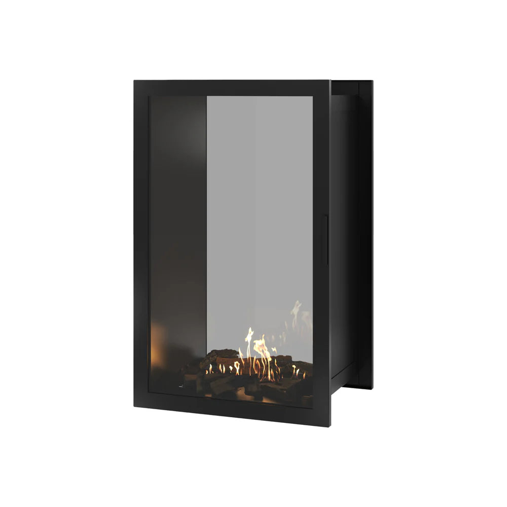 Fame Vertical Doorkijkhaard Met Volle Glas 70 x 100 cm