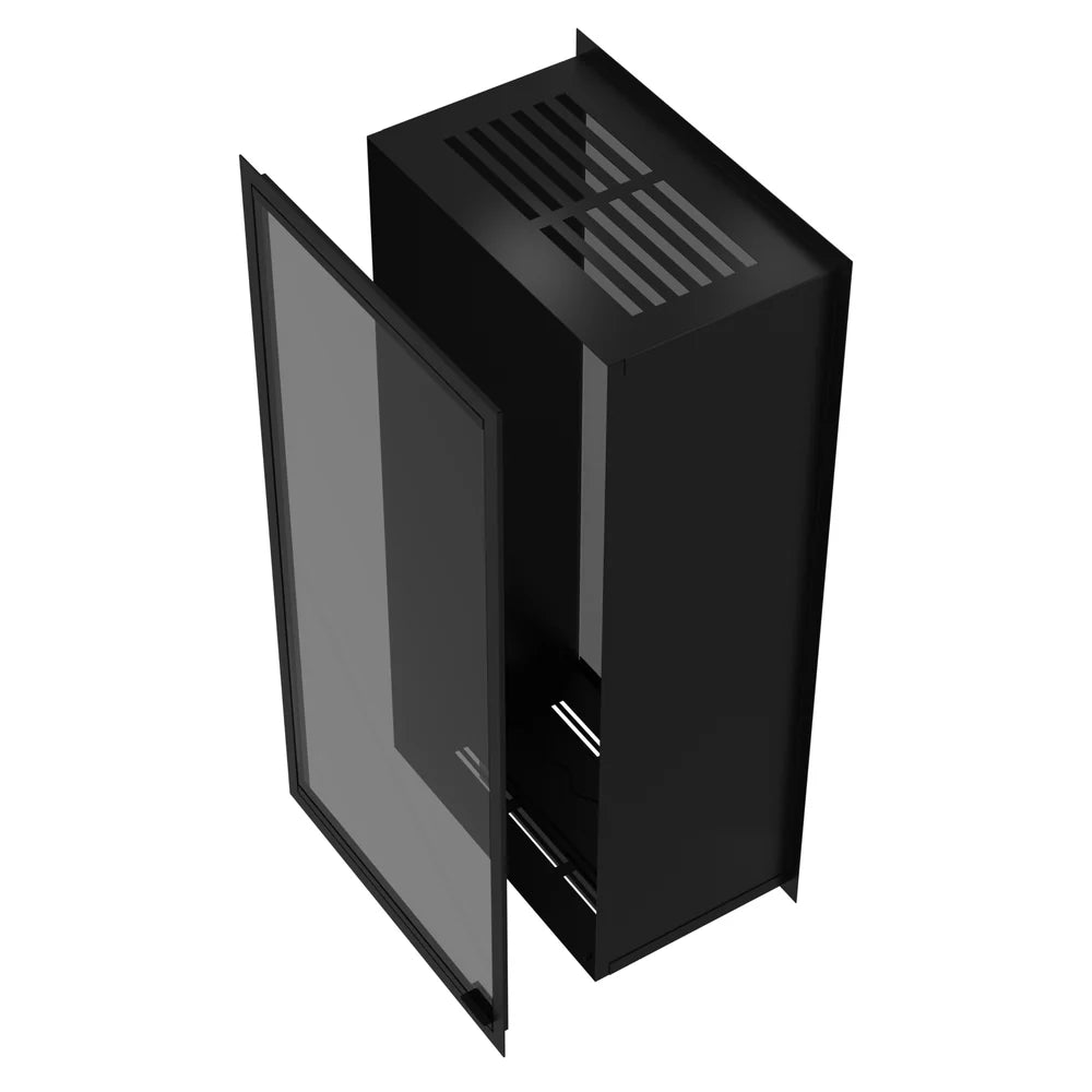 Fame Vertical Doorkijkhaard Met Volle Glas 100 x 100 cm