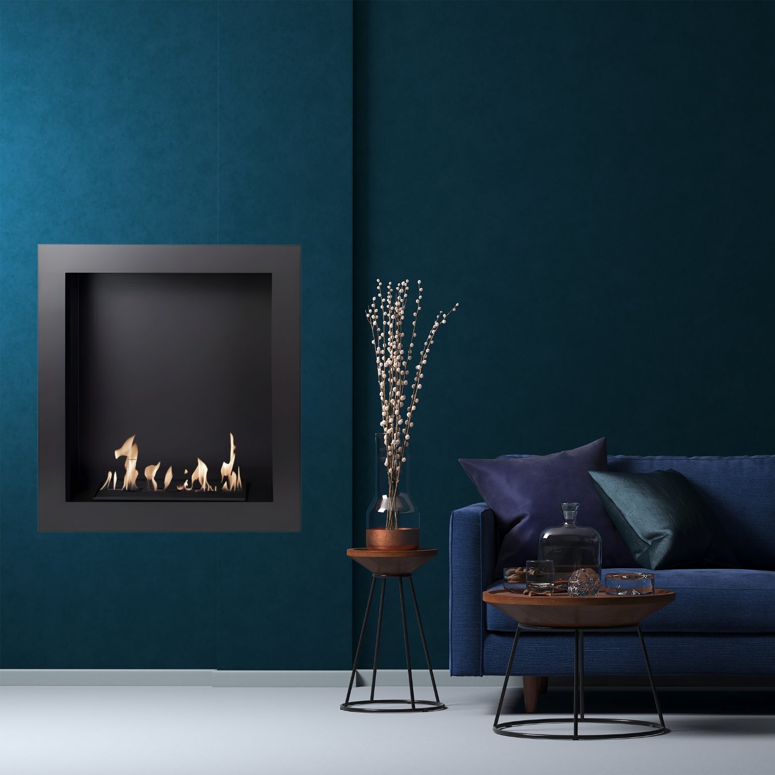 Hierro Bio-ethanol Inbouwhaard H64 cm