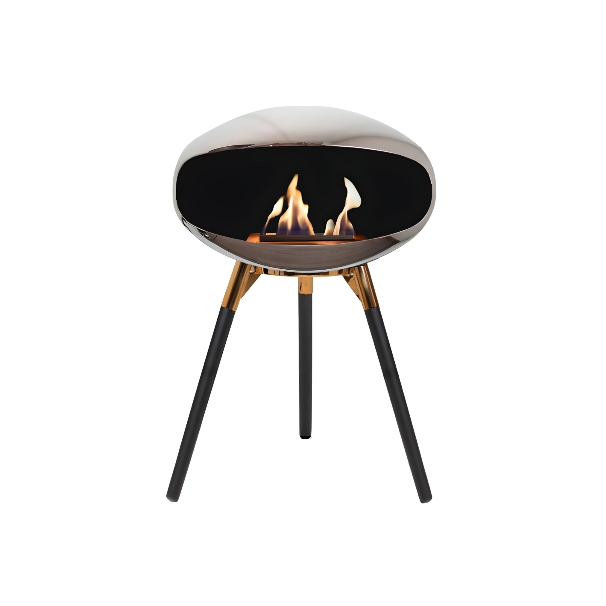 Selected RVS Bio Ethanol Vrijstaand Haard D60 CM