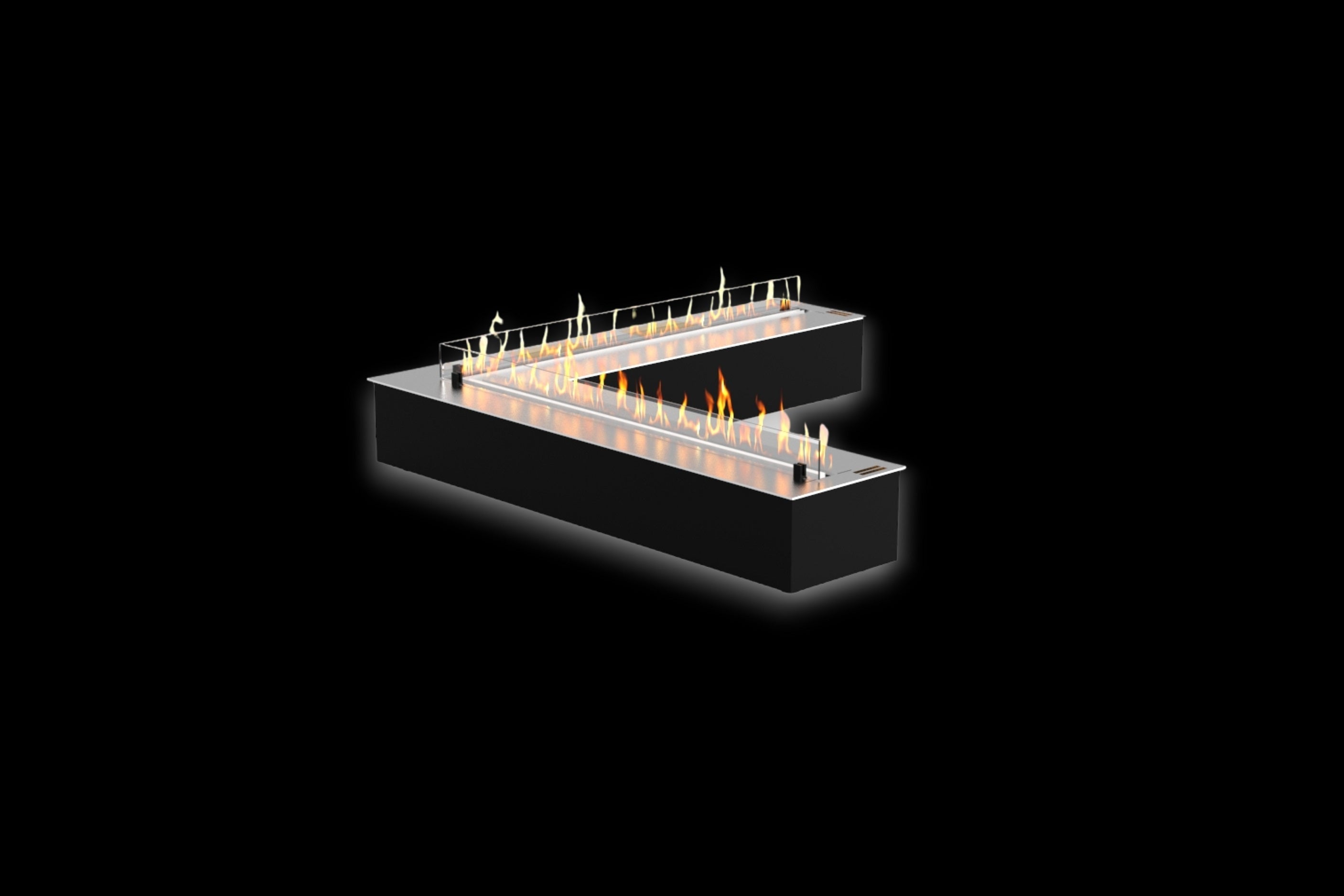 Smart Fire A5 Hoek Automatische Brander 800 x 800 mm